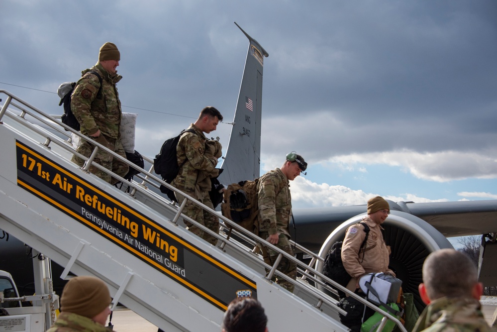 The Long Wait Ends: PA Air National Guardsmen Reunite with Family after Deployment