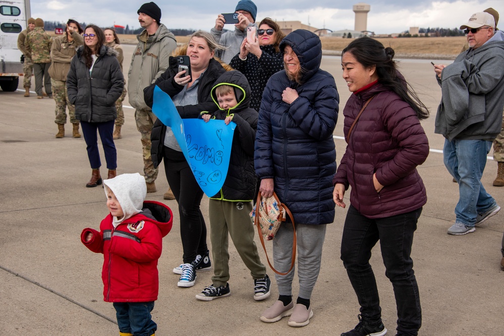 The Long Wait Ends: PA Air National Guardsmen Reunite with Family after Deployment