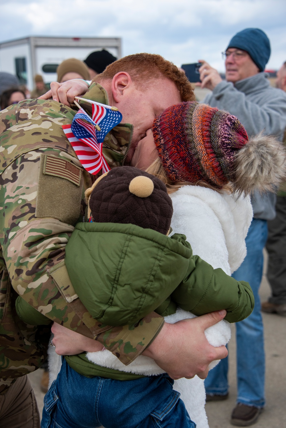 The Long Wait Ends: PA Air National Guardsmen Reunite with Family after Deployment