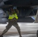 F-35 crew chiefs complete their first F-15E hot pit refuel