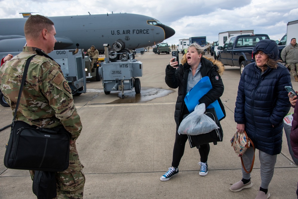 The Long Wait Ends: PA Air National Guardsmen Reunite with Family after Deployment