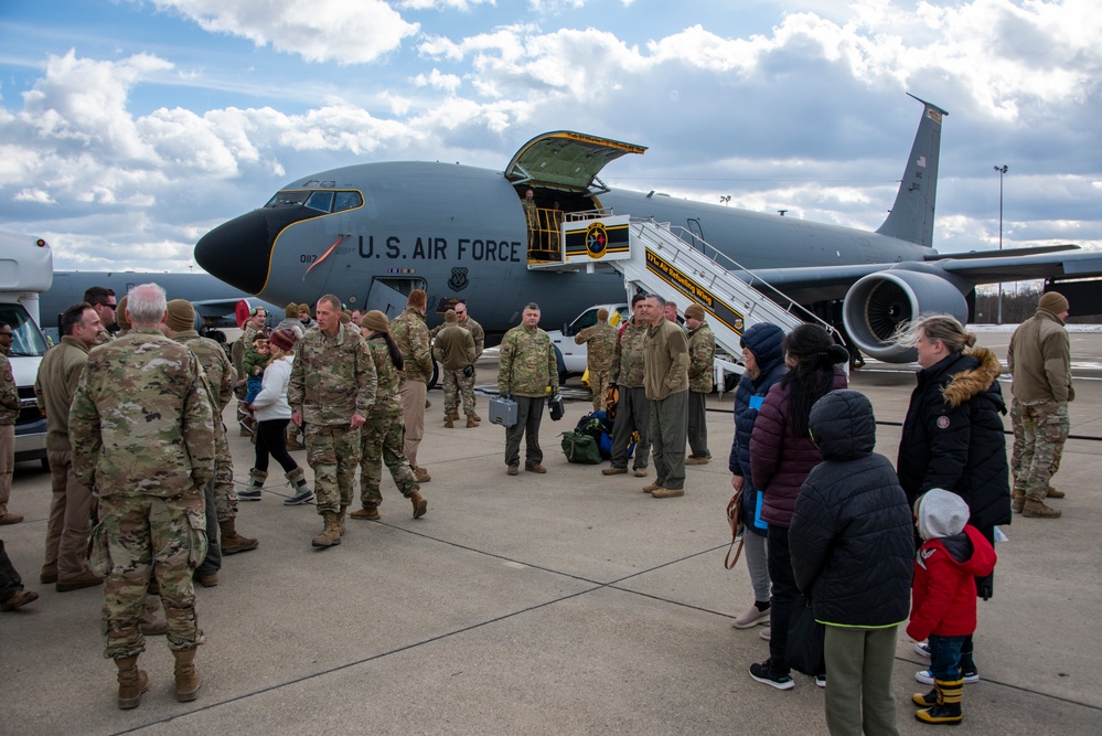 The Long Wait Ends: PA Air National Guardsmen Reunite with Family after Deployment