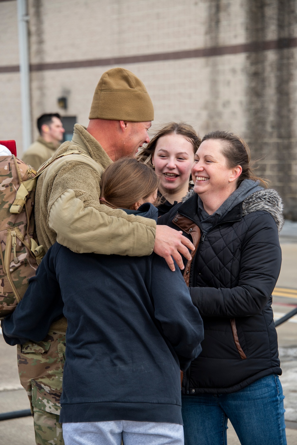 The Long Wait Ends: PA Air National Guardsmen Reunite with Family after Deployment