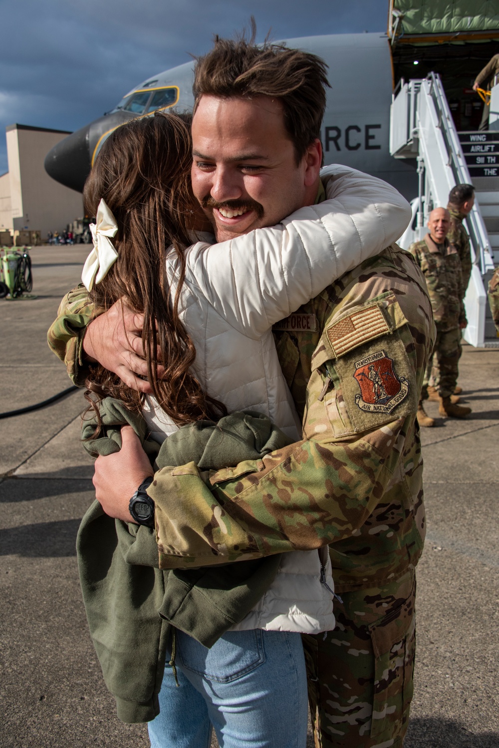 The Long Wait Ends: PA Air National Guardsmen Reunite with Family after Deployment