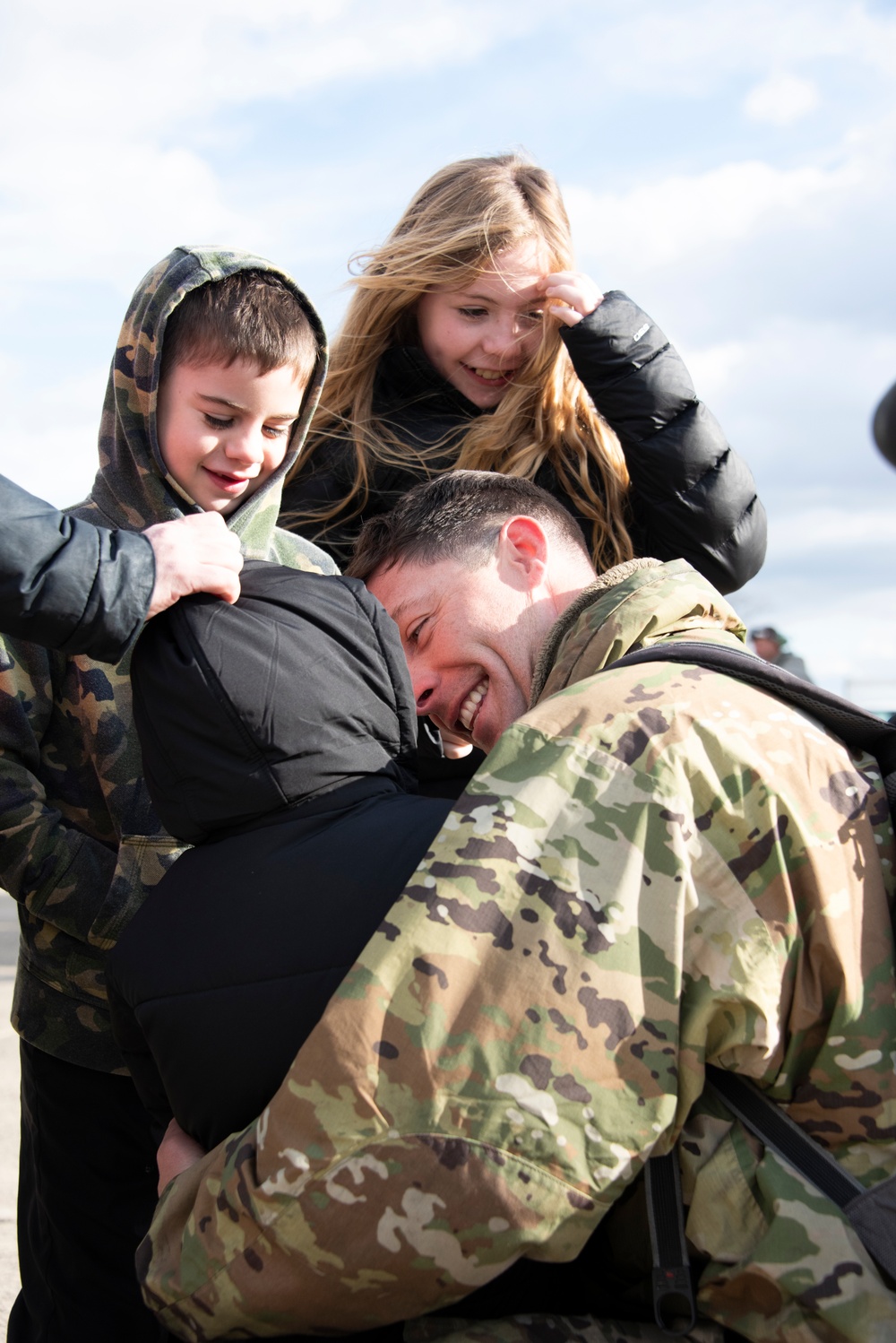 The Long Wait Ends: PA Air National Guardsmen Reunite with Family after Deployment