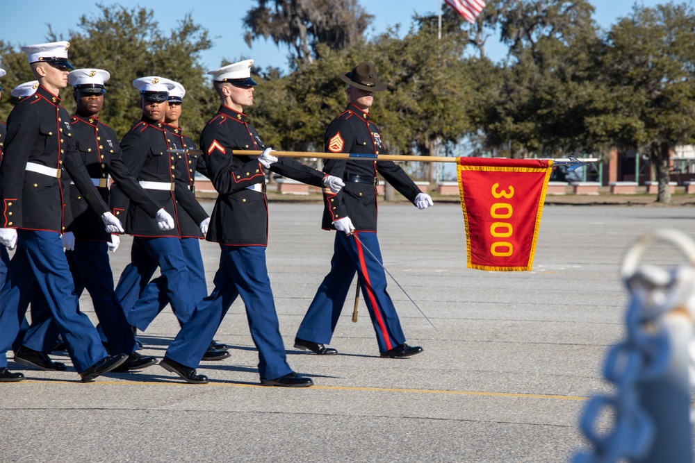 Middleburg native graduates as the honor graduate for platoon 3004, November Company, Marine Corps Recruit Depot Parris Island