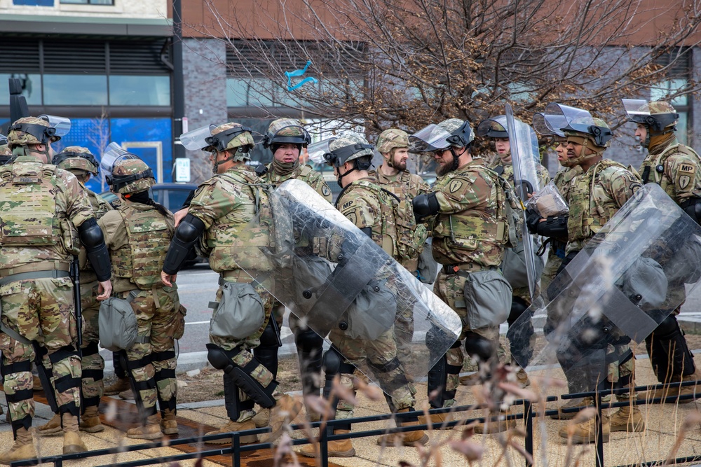 Teamwork Makes the Dream Work: Indiana Guardsmen Support Presidential Inauguration