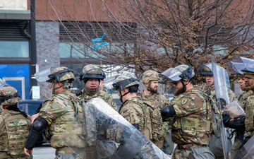 Teamwork Makes the Dream Work: Indiana Guardsmen Support Presidential Inauguration