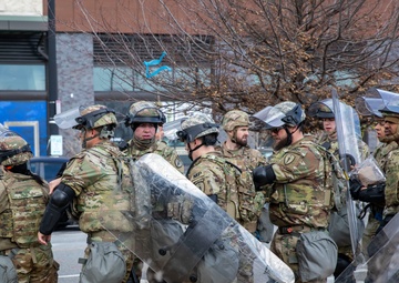 Teamwork Makes the Dream Work: Indiana Guardsmen Support Presidential Inauguration