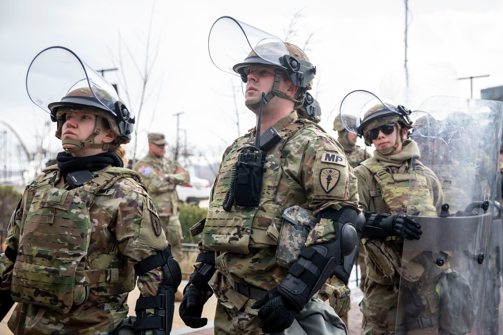 Teamwork Makes the Dream Work: Indiana Guardsmen Support Presidential Inauguration