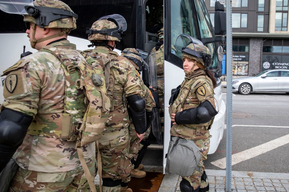 Teamwork Makes the Dream Work: Indiana Guardsmen Support Presidential Inauguration