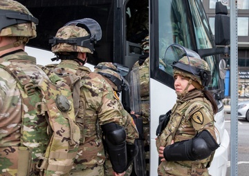 Teamwork Makes the Dream Work: Indiana Guardsmen Support Presidential Inauguration