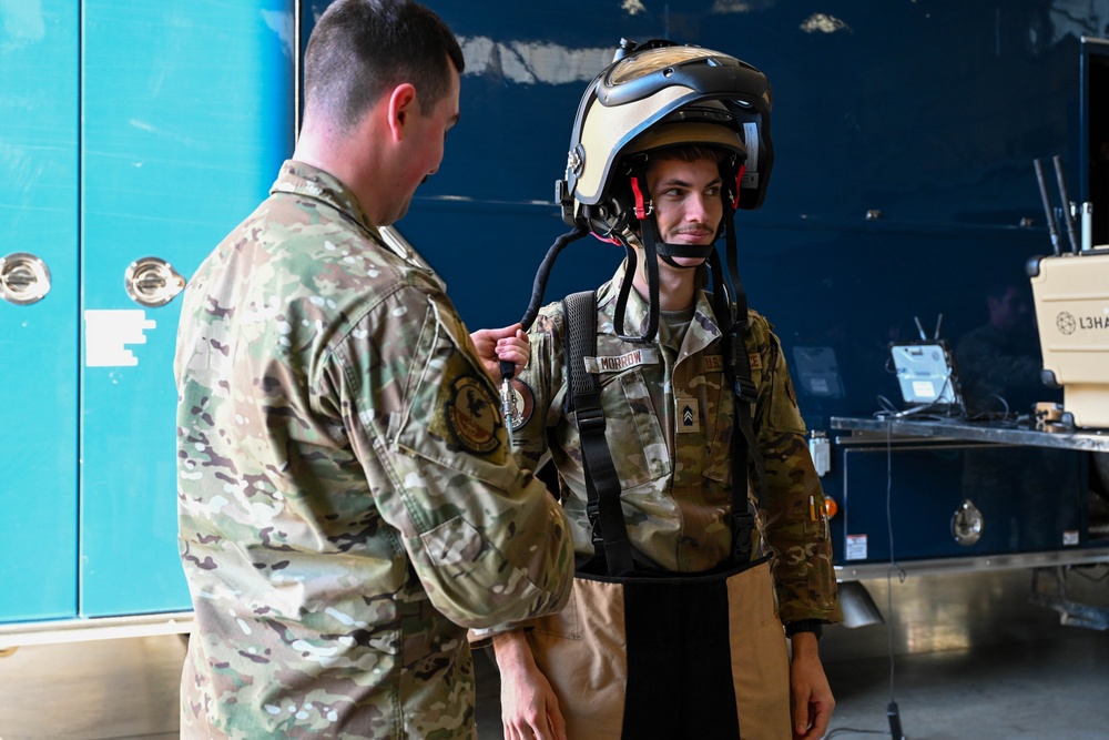 Louisiana Tech University ROTC cadets visit LRAFB