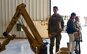 Louisiana Tech University ROTC cadets visit LRAFB