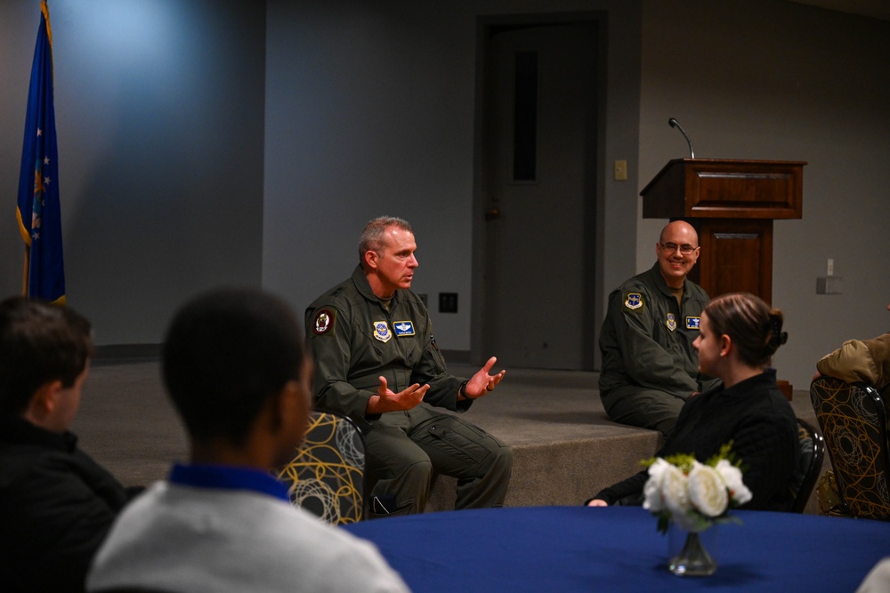 Louisiana Tech University ROTC cadets visit LRAFB