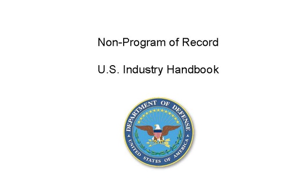 Non-Program of Record (NPOR) Industry Handbook