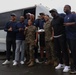 NFL Hall of Famers meet U.S. Marines with 3d Littoral Anti-Air Battalion and Marine Aviation Logistics Squadron 24