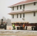 Contractors move first of five World War II-era barracks in 2025 at Fort McCoy