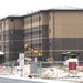 January 2025 barracks construction operations for South Barracks Project at Fort McCoy