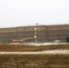 January 2025 barracks construction operations for South Barracks Project at Fort McCoy