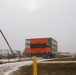 January 2025 barracks construction operations for East Barracks Project at Fort McCoy