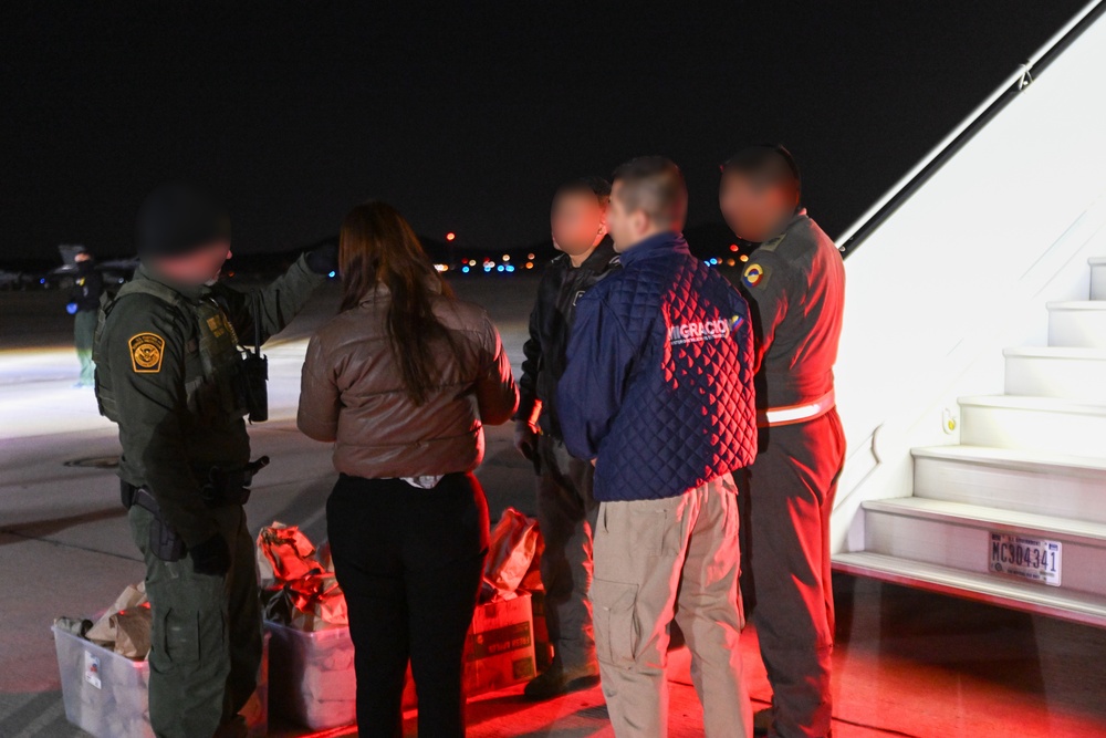 Colombia Deportation Flight