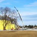 January 2025 barracks construction operations for East Barracks Project at Fort McCoy