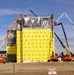 January 2025 barracks construction operations for East Barracks Project at Fort McCoy