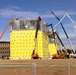 January 2025 barracks construction operations for East Barracks Project at Fort McCoy