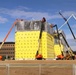 January 2025 barracks construction operations for East Barracks Project at Fort McCoy