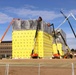 January 2025 barracks construction operations for East Barracks Project at Fort McCoy