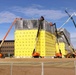 January 2025 barracks construction operations for East Barracks Project at Fort McCoy