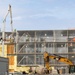 January 2025 barracks construction operations for East Barracks Project at Fort McCoy