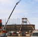 January 2025 barracks construction operations for East Barracks Project at Fort McCoy