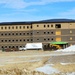 January 2025 barracks construction operations for South Barracks Project at Fort McCoy