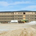 January 2025 barracks construction operations for South Barracks Project at Fort McCoy