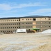 January 2025 barracks construction operations for South Barracks Project at Fort McCoy