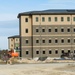 January 2025 barracks construction operations for South Barracks Project at Fort McCoy