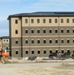 January 2025 barracks construction operations for South Barracks Project at Fort McCoy