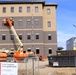 January 2025 barracks construction operations for South Barracks Project at Fort McCoy