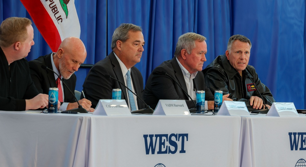 Rear Adm. Marks speaks at WEST 2025