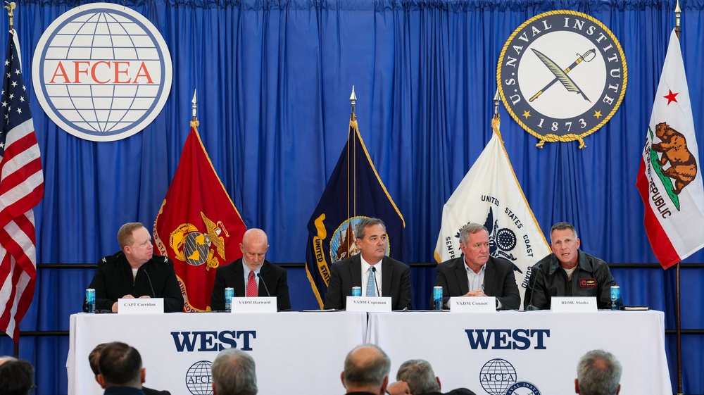 Rear Adm. Marks speaks at WEST 2025