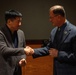 Mongolian Defense Minister meets Ted Stevens Center Director during visit to JBER to strengthen security cooperation