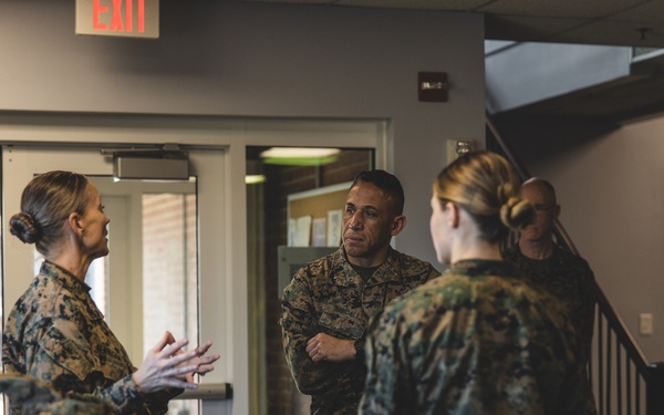 Brigadier General Omar J. Randall Visits 2nd MLG Human Performance Center