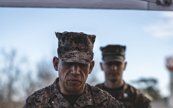 Brigadier General Omar J. Randall Visits 2nd MLG Human Performance Center