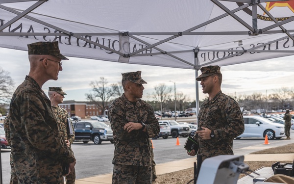 Brigadier General Omar J. Randall Visits 2nd MLG Human Performance Center