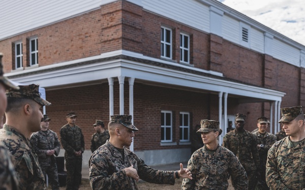 Brigadier General Omar J. Randall Visits 2nd MLG Human Performance Center