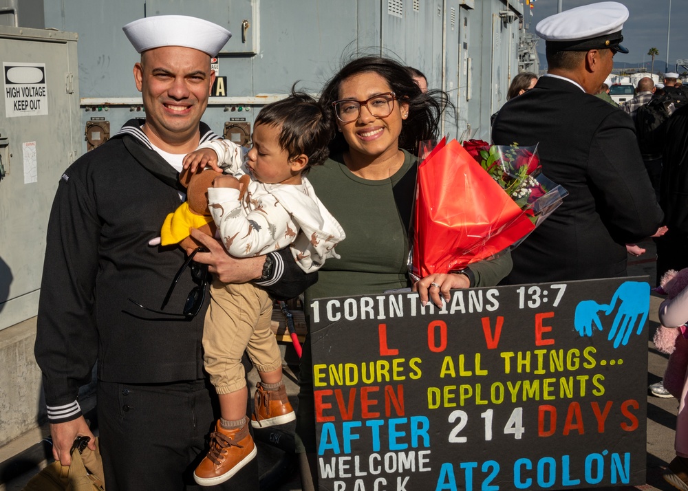 USS Lake Erie Homecoming