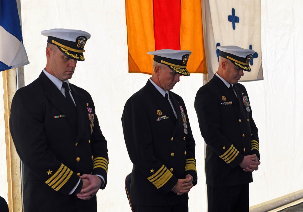 USS Mount Whitney Change of Command