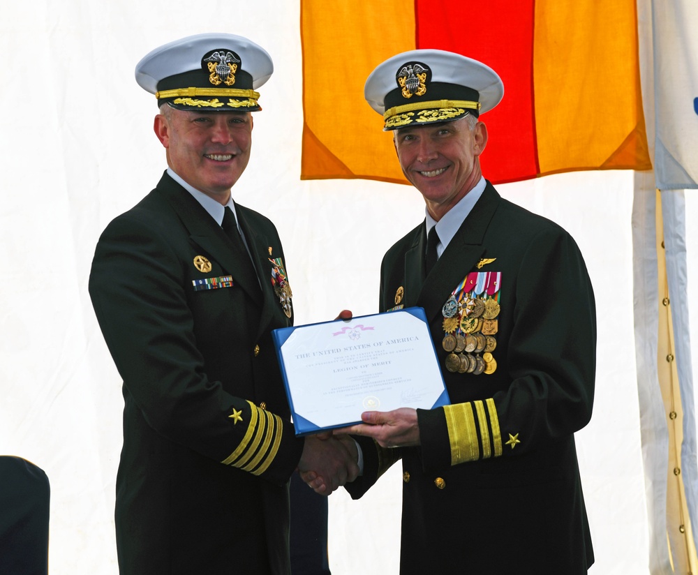 USS Mount Whitney Change of Command